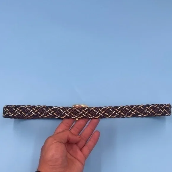 Genuine Leather Braided Belt - Picture 3 of 5